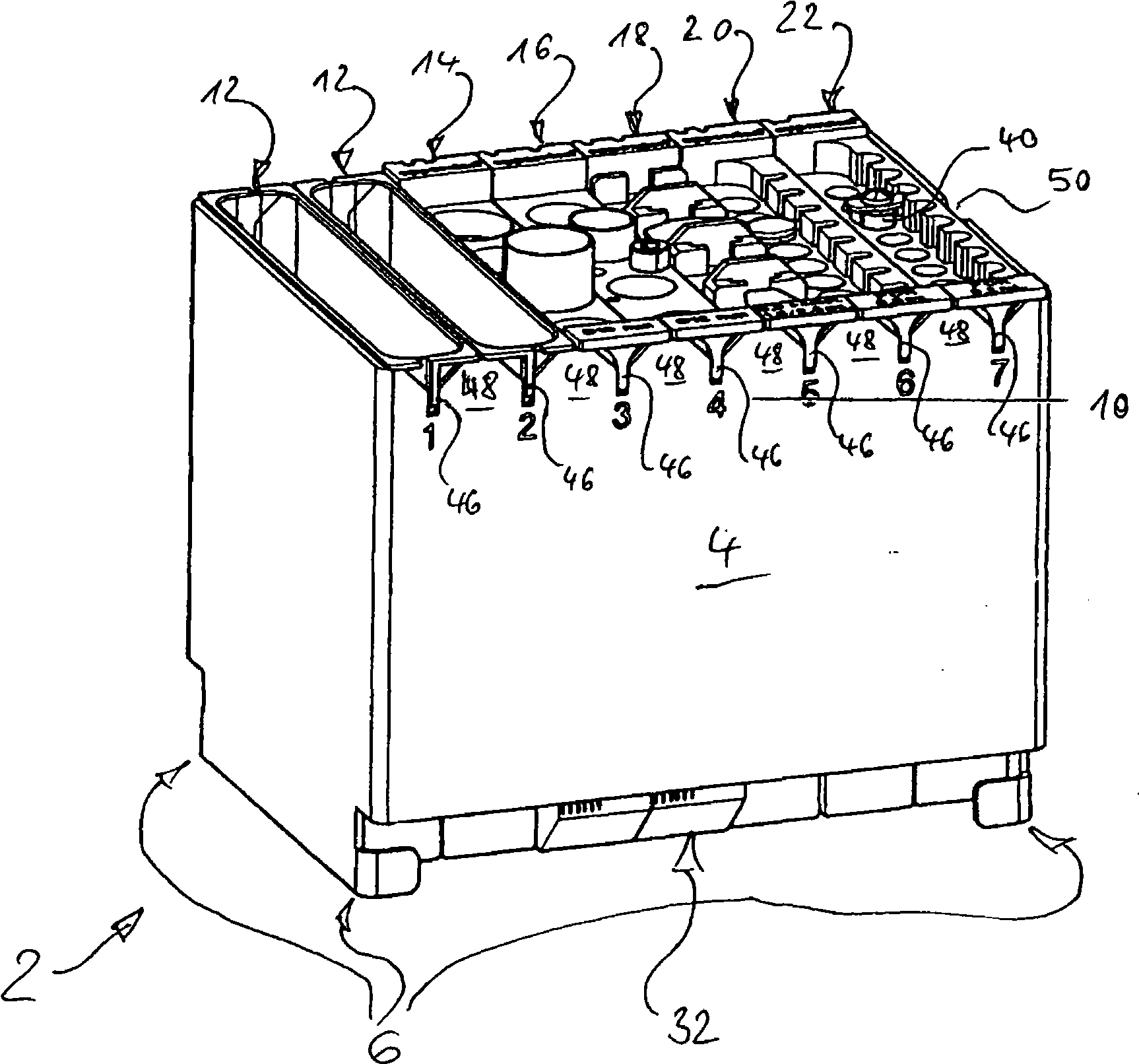 Modular storage system for laboratory fluids