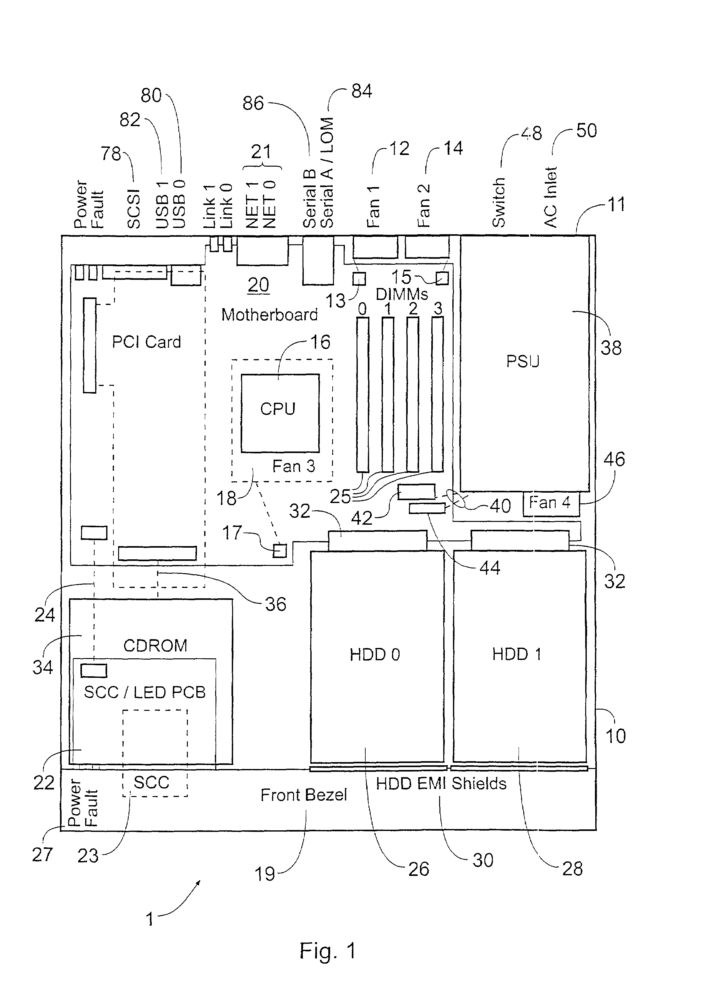 Service processor and system and method using a service processor