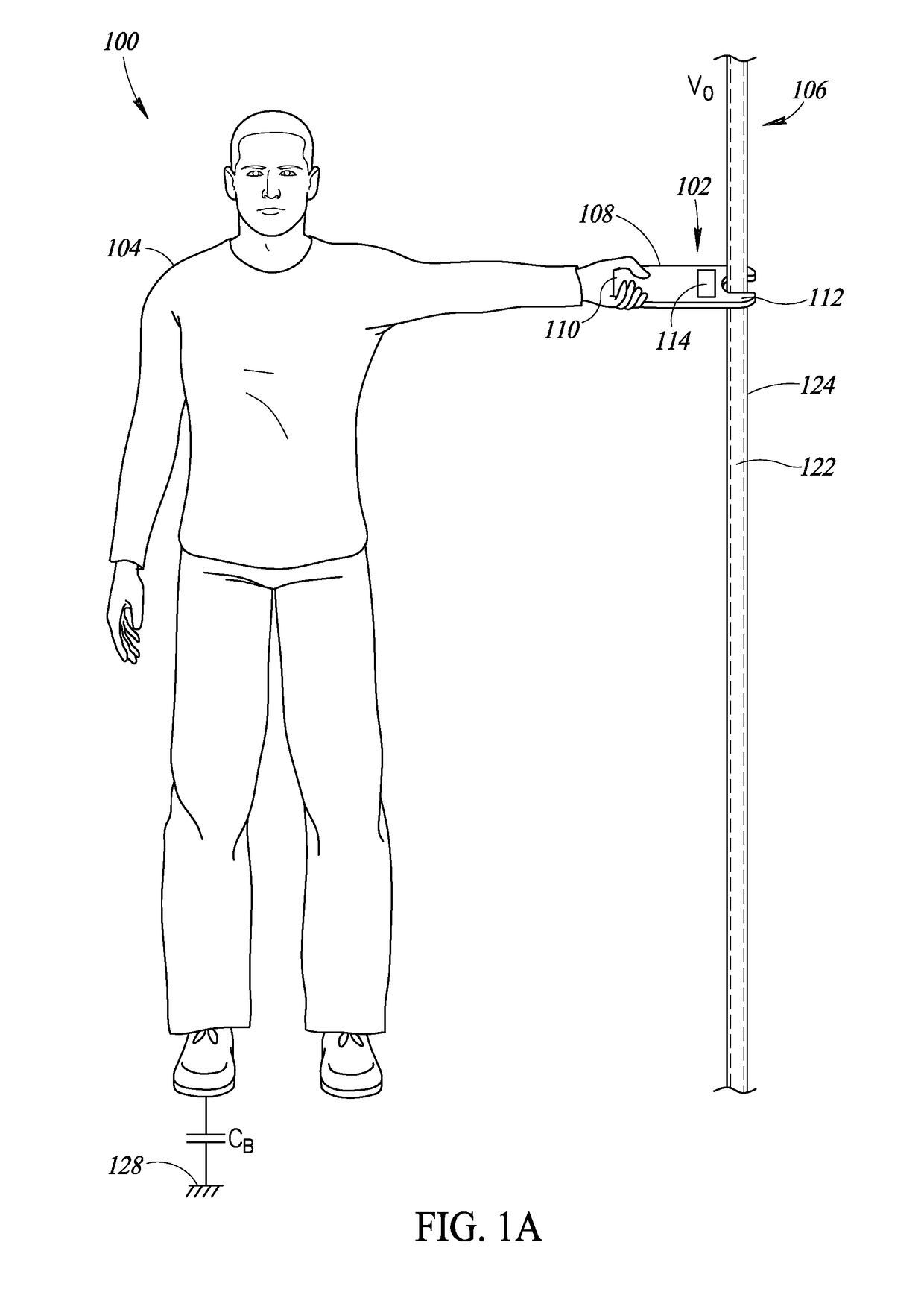 Non-contact voltage measurement system using reference signal