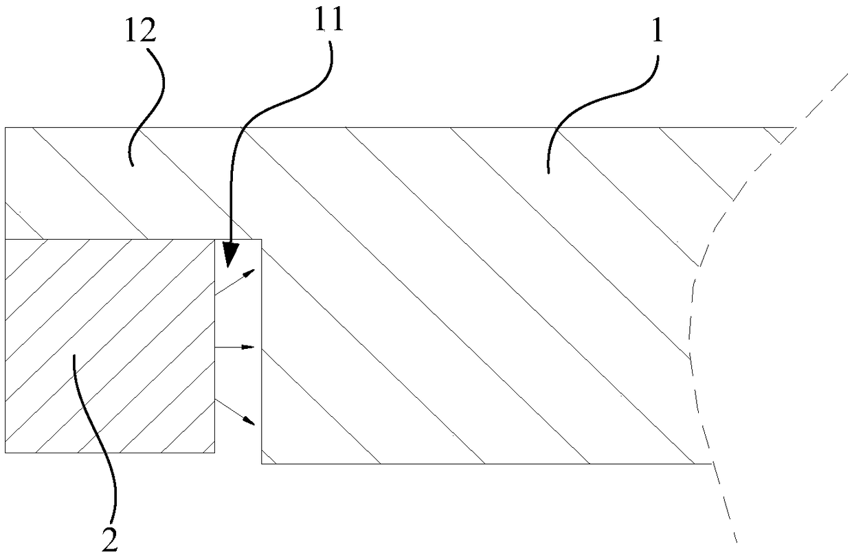 Lateral entering type backlight module and display device