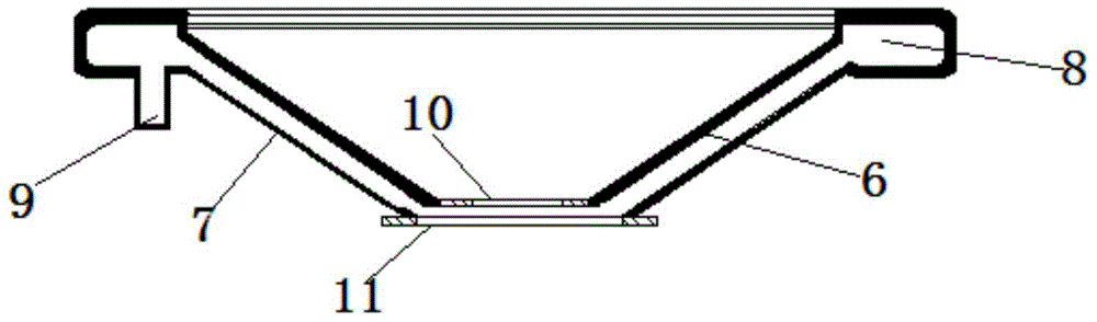 Water-cooled commercial stove energy-saving hearth