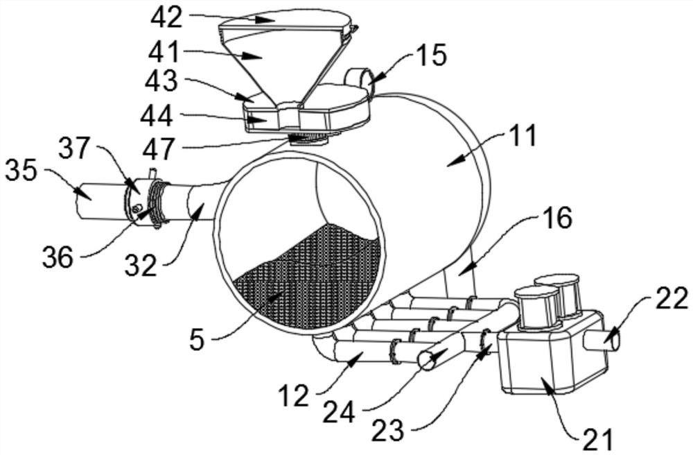 Solid-gas mixed type air cannon suitable for coal seam anti-reflection