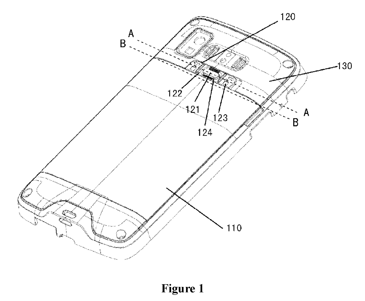 Battery cover locking mechanism of a mobile terminal and method of manufacturing the same