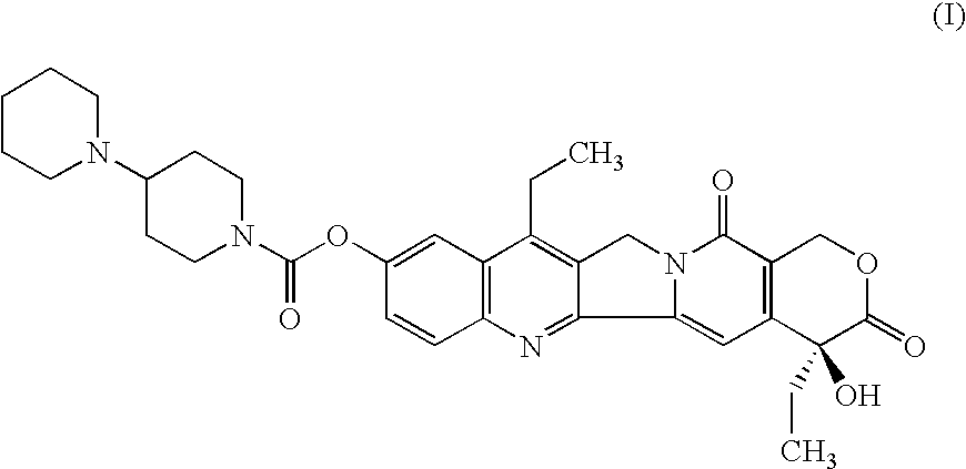 Method of manufacturing of 7-ethyl-10-[4-(1-piperidino)-1- piperidino]- carbonyloxy- camptothecin