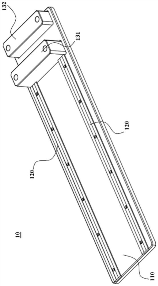 Human body lower limb movement simulation device