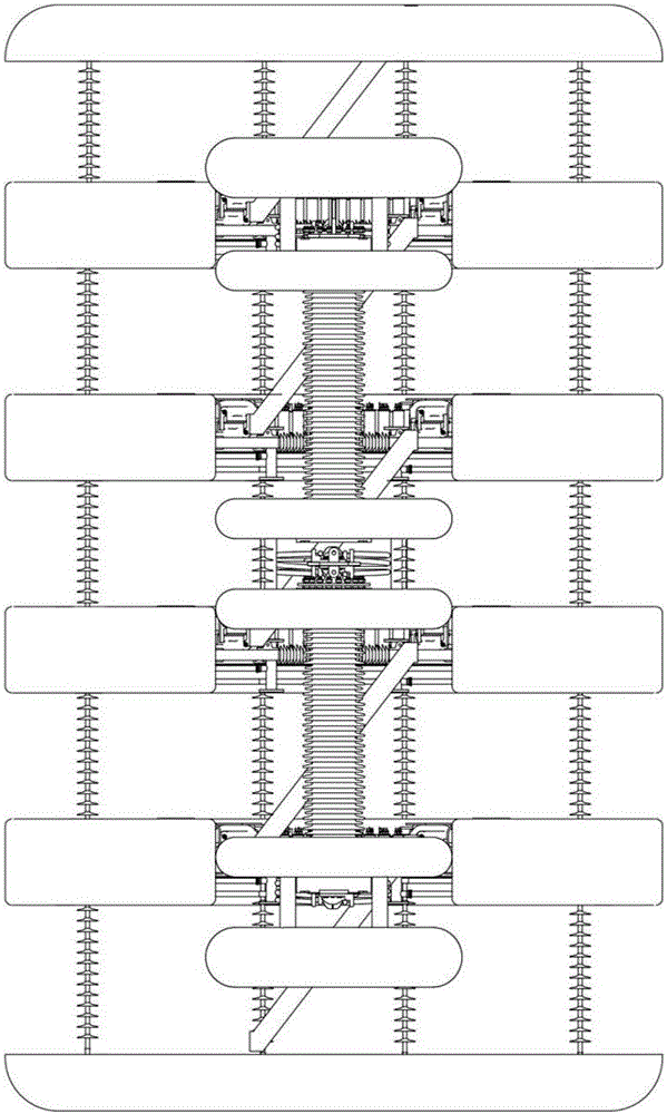 Thyristor converter valve tower for high-voltage direct-current power transmission