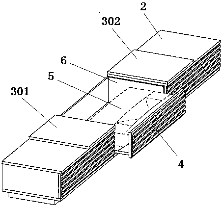 Television cabinet structure for non-screen television