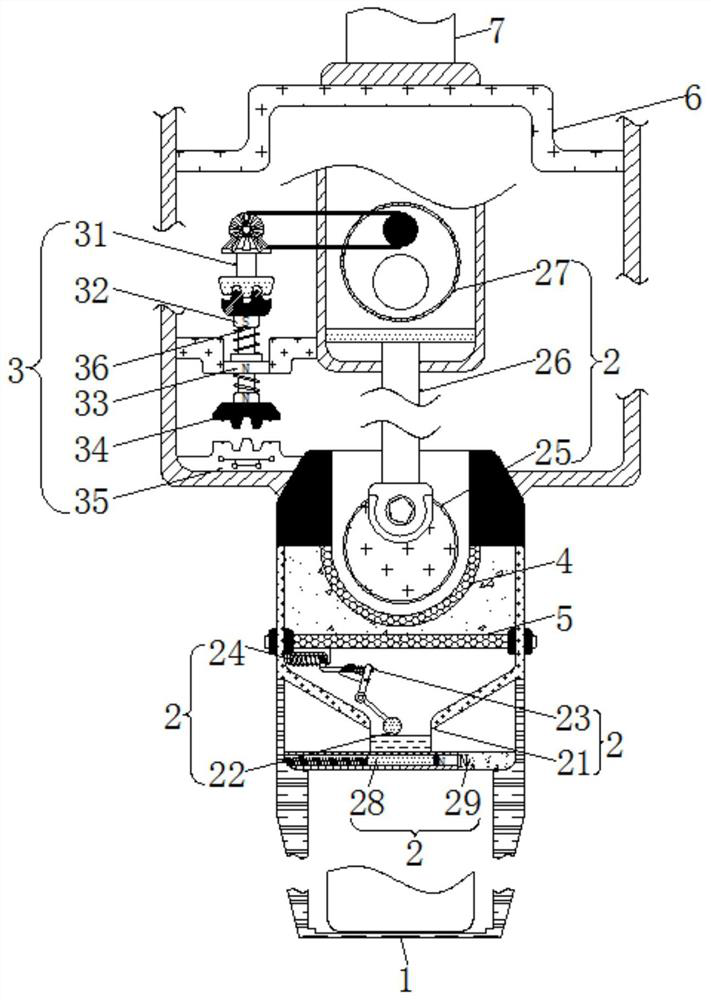 Automatic plant mashing device for preparing plant preservatives