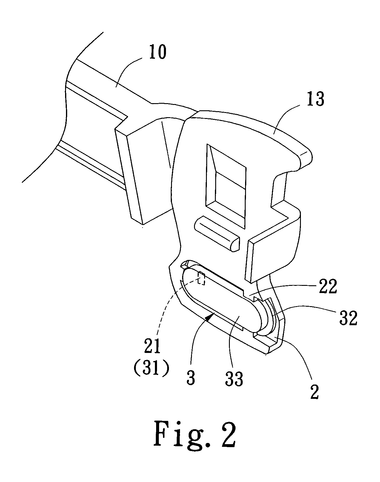 Combination method of a modularized clamp structure