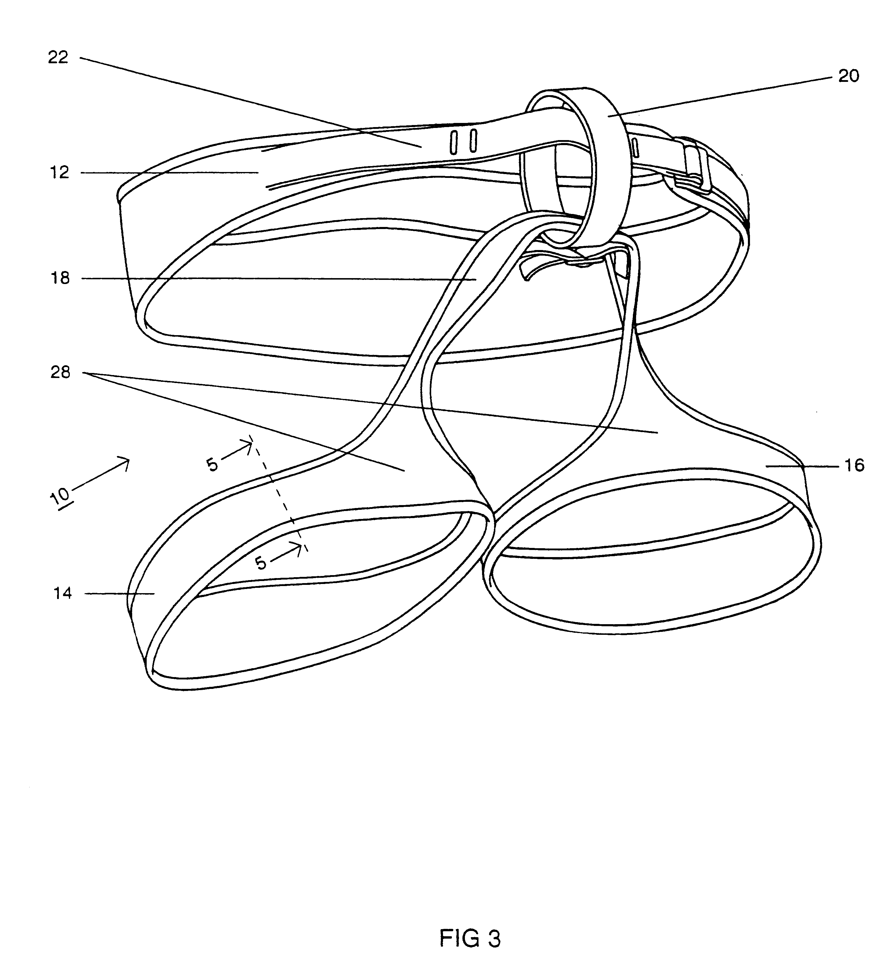 Roping sit harness with force distributor