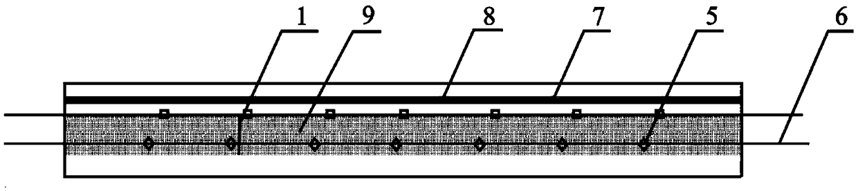 Mine efficient filling retaining wall and construction method thereof