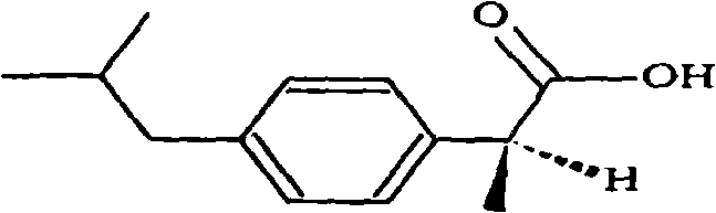 Dexibuprofen sustained-release dropping pill and preparation method thereof