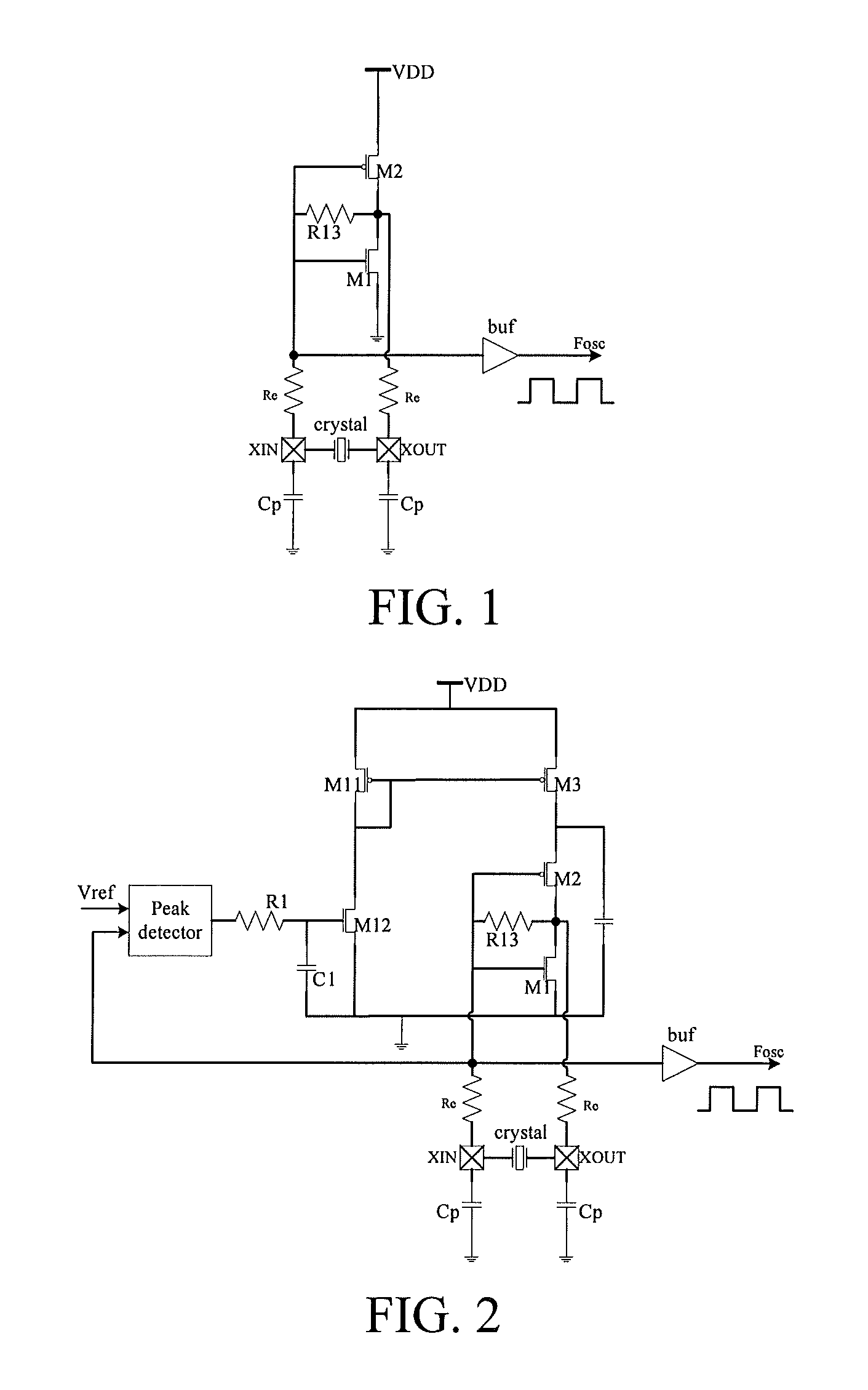 Crystal oscillator circuit having low power consumption, low jitter and wide operating range