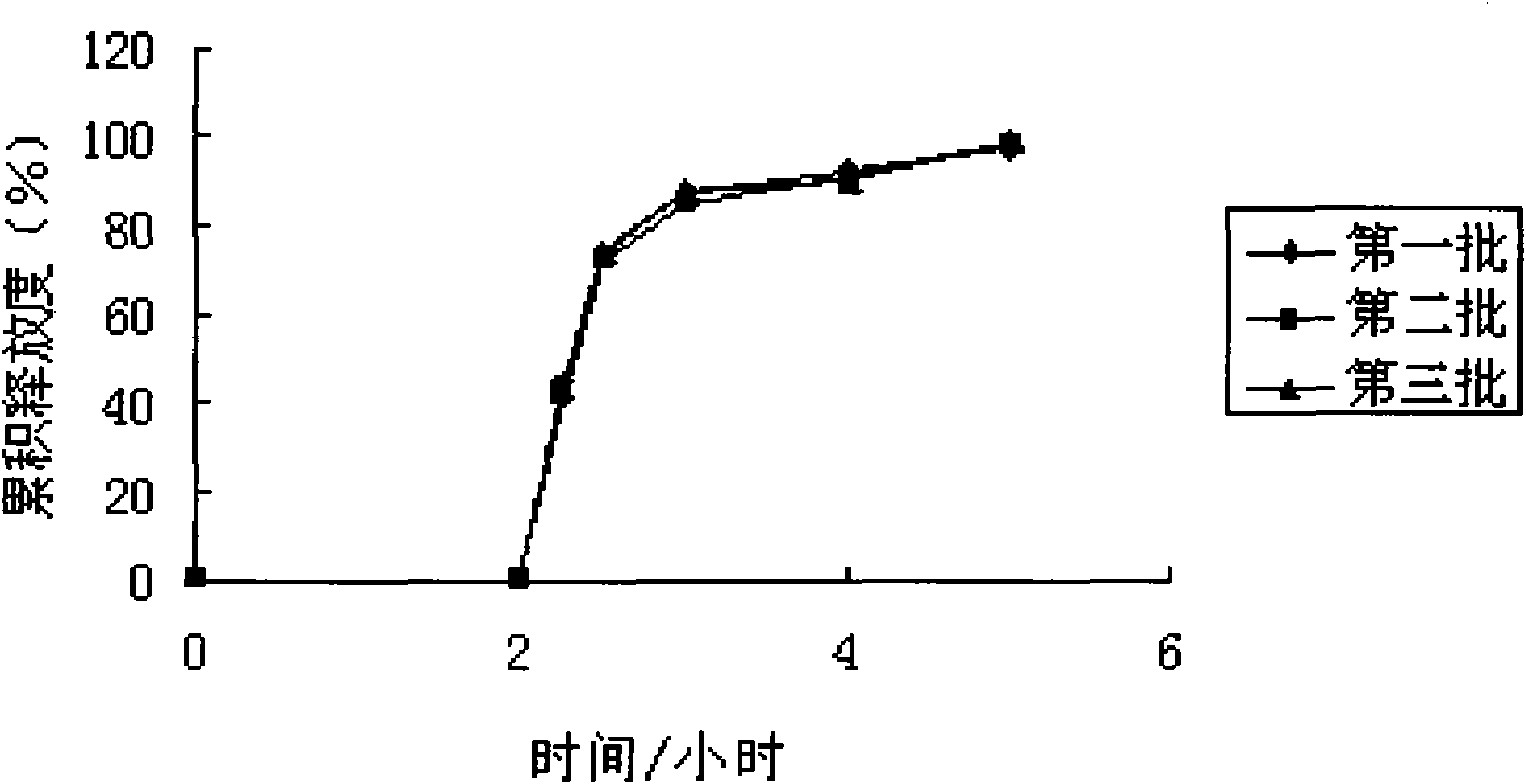 Recipe of valnemulin hydrochloride enteric-coated pellet and preparation method thereof