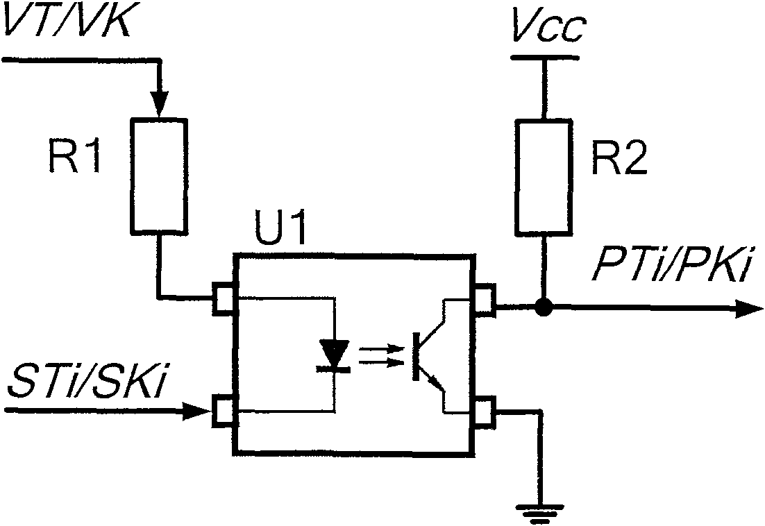 Assembled switch based on local internet bus line of controller of automobile