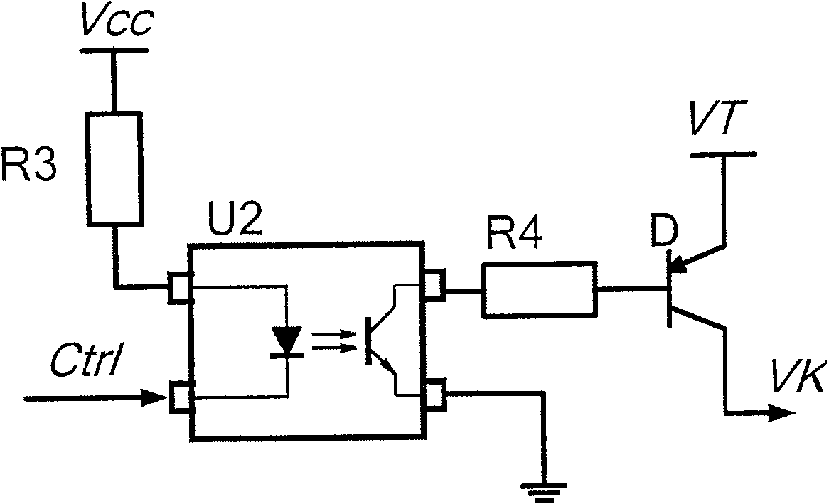 Assembled switch based on local internet bus line of controller of automobile