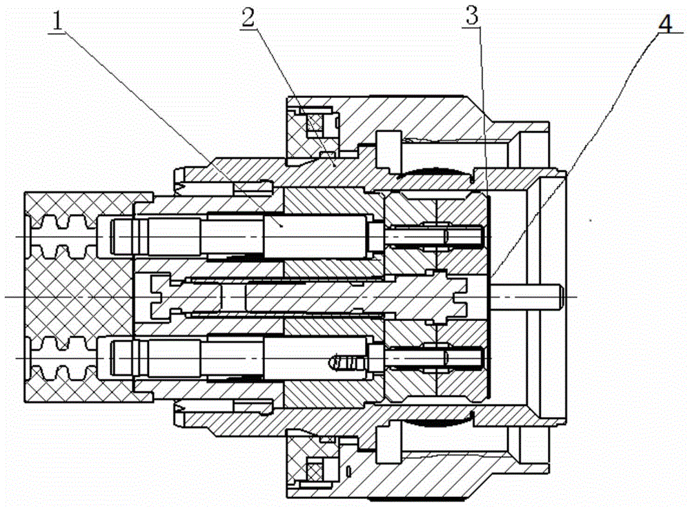 Automatic dustproof structure of optical fiber connector