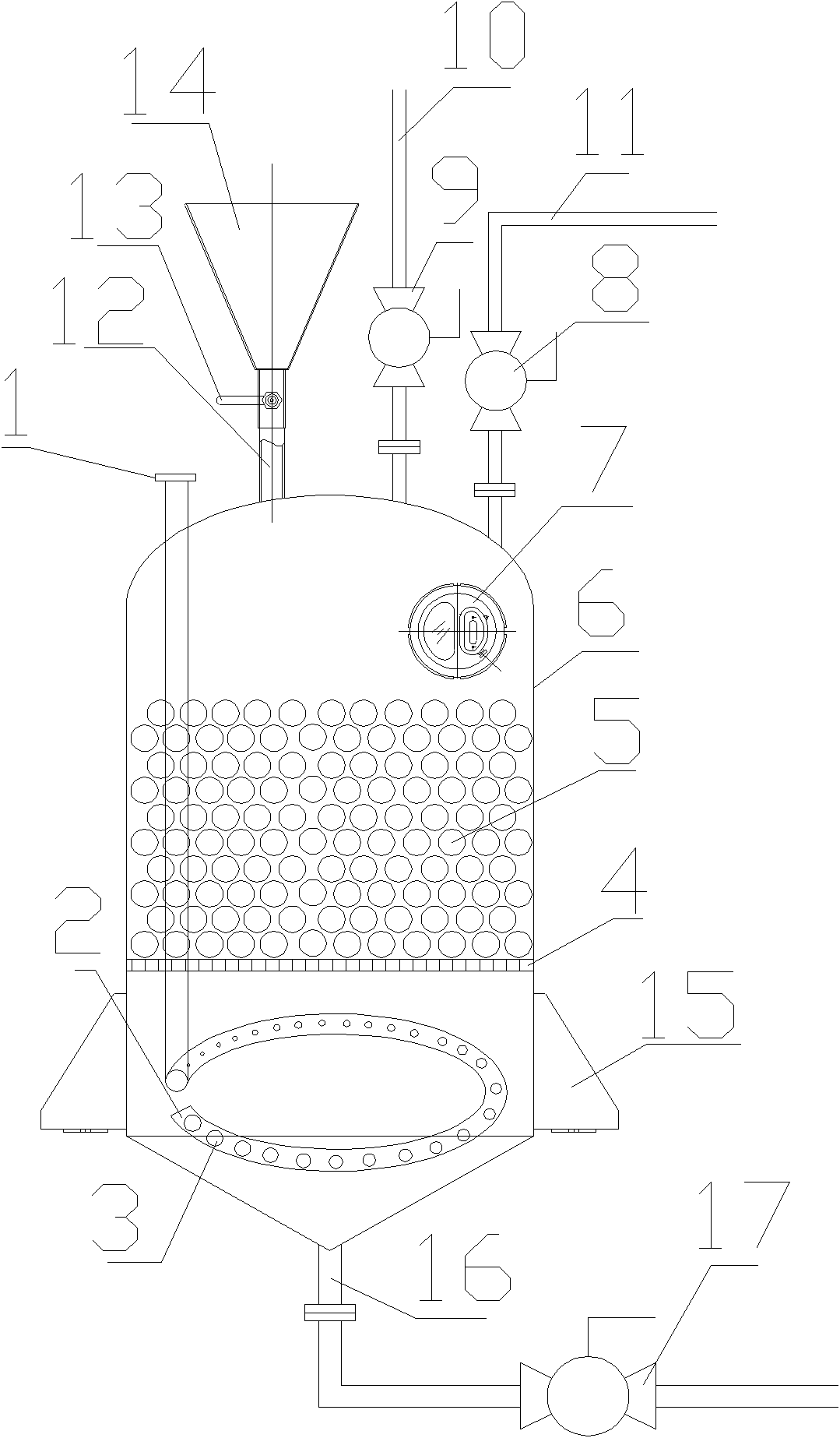 Gas washing and recovering device for preparing macromonomers of poly carboxylic acid water reducing agent