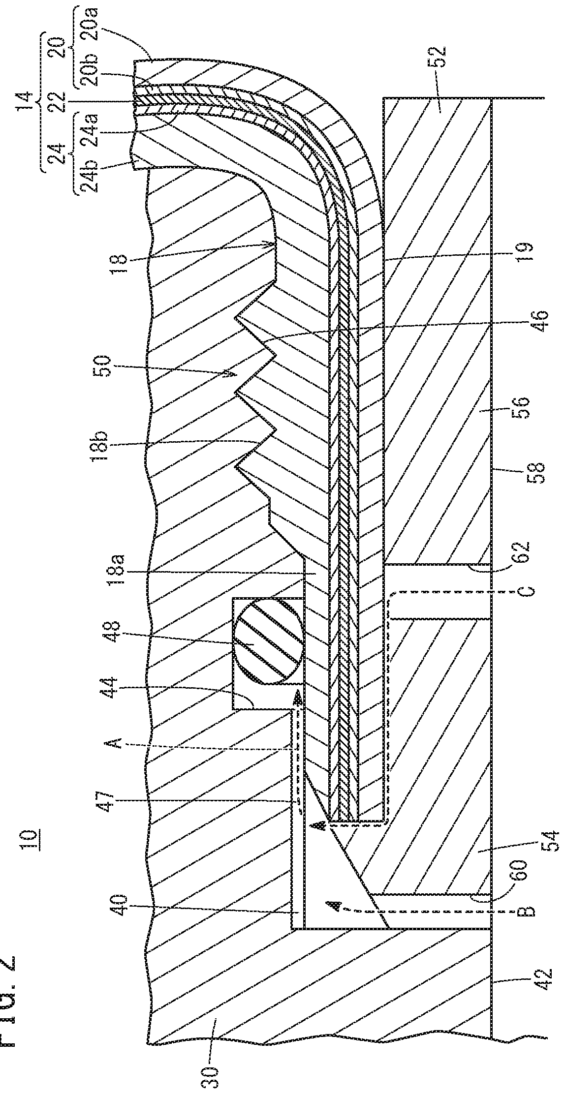 High pressure tank