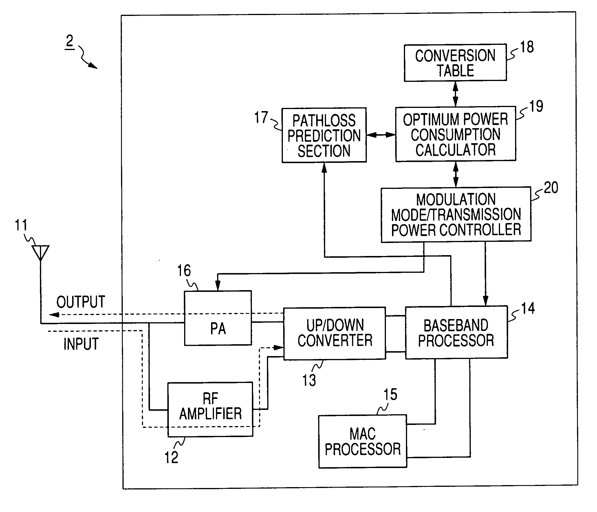 Wireless communication apparatus and method, and signal attenuation prediction apparatus and method