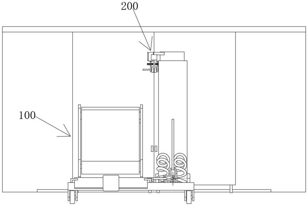 Cargo loading and unloading equipment for railway vehicle