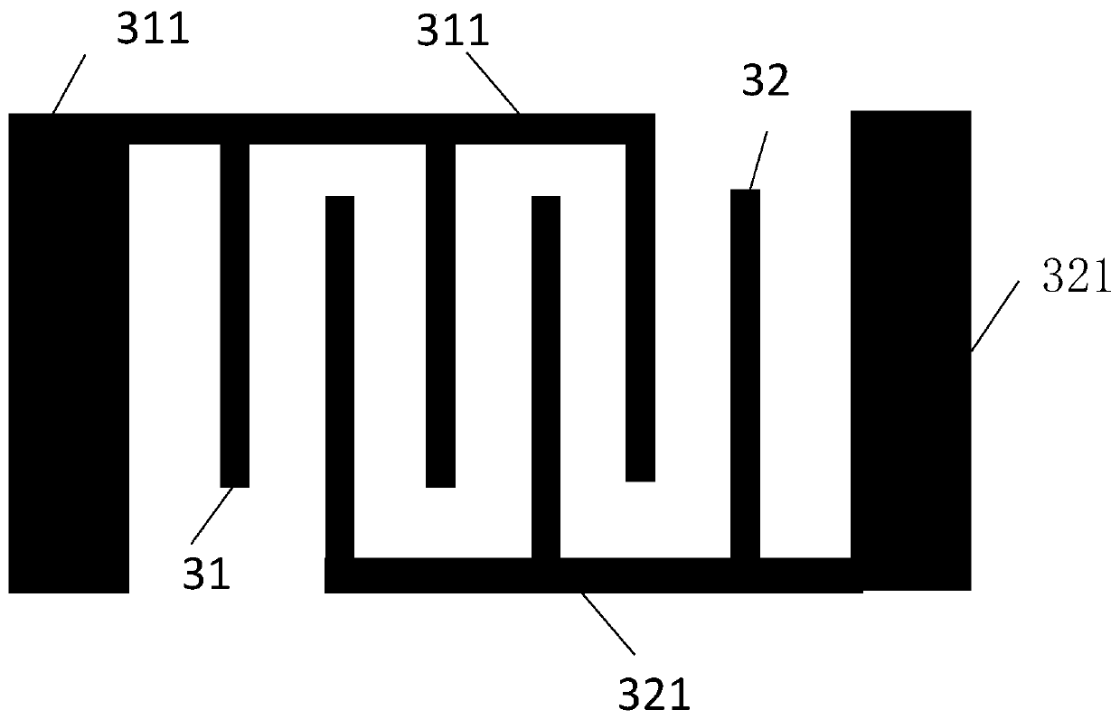 Hybrid imaging detector structure