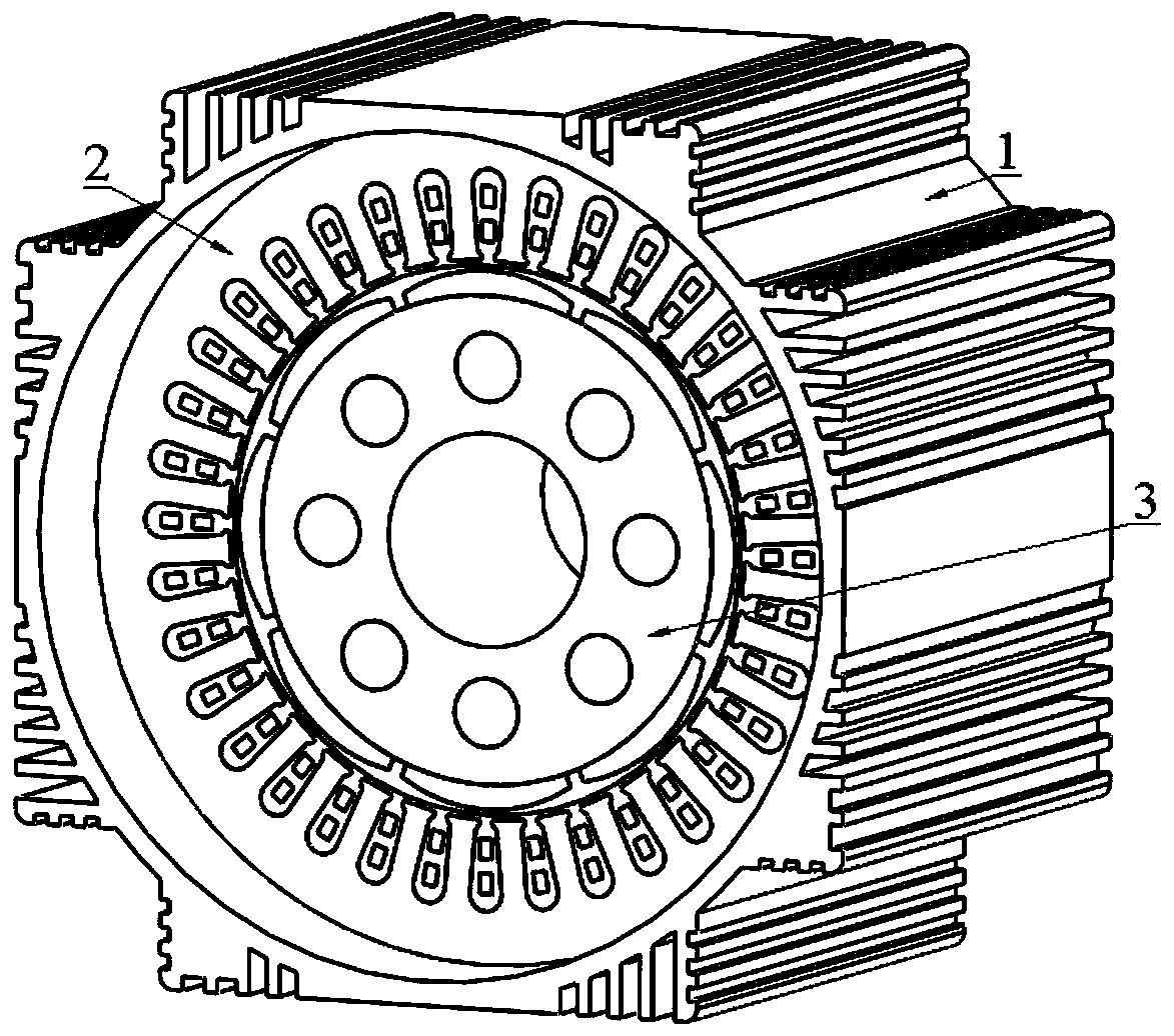 Improved Analytical Model of Motor Stator Core Vibration Caused by Magnetostriction