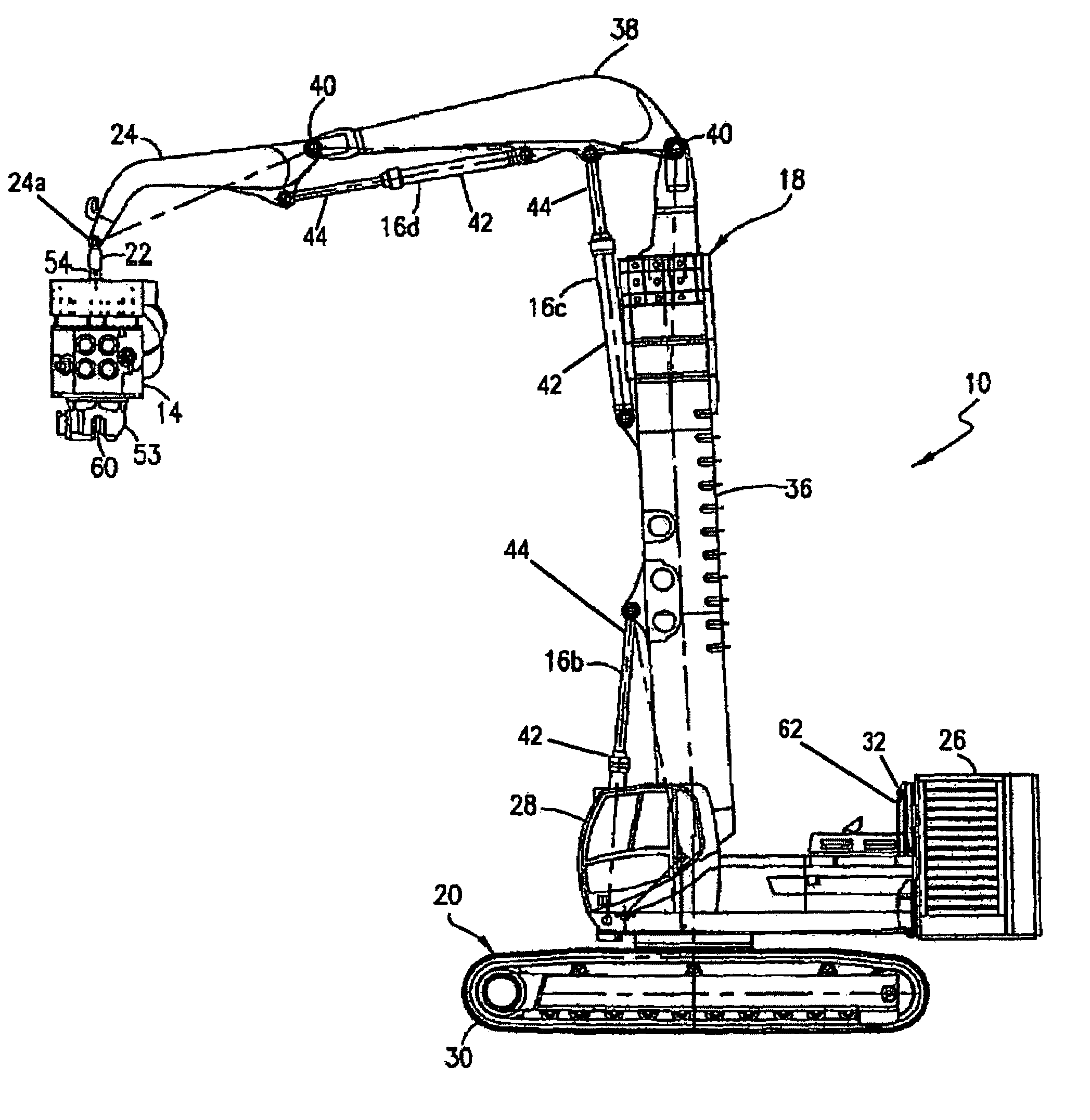 Hydraulic-forced resonance-free vibratory sheet piling driving and extraction machine