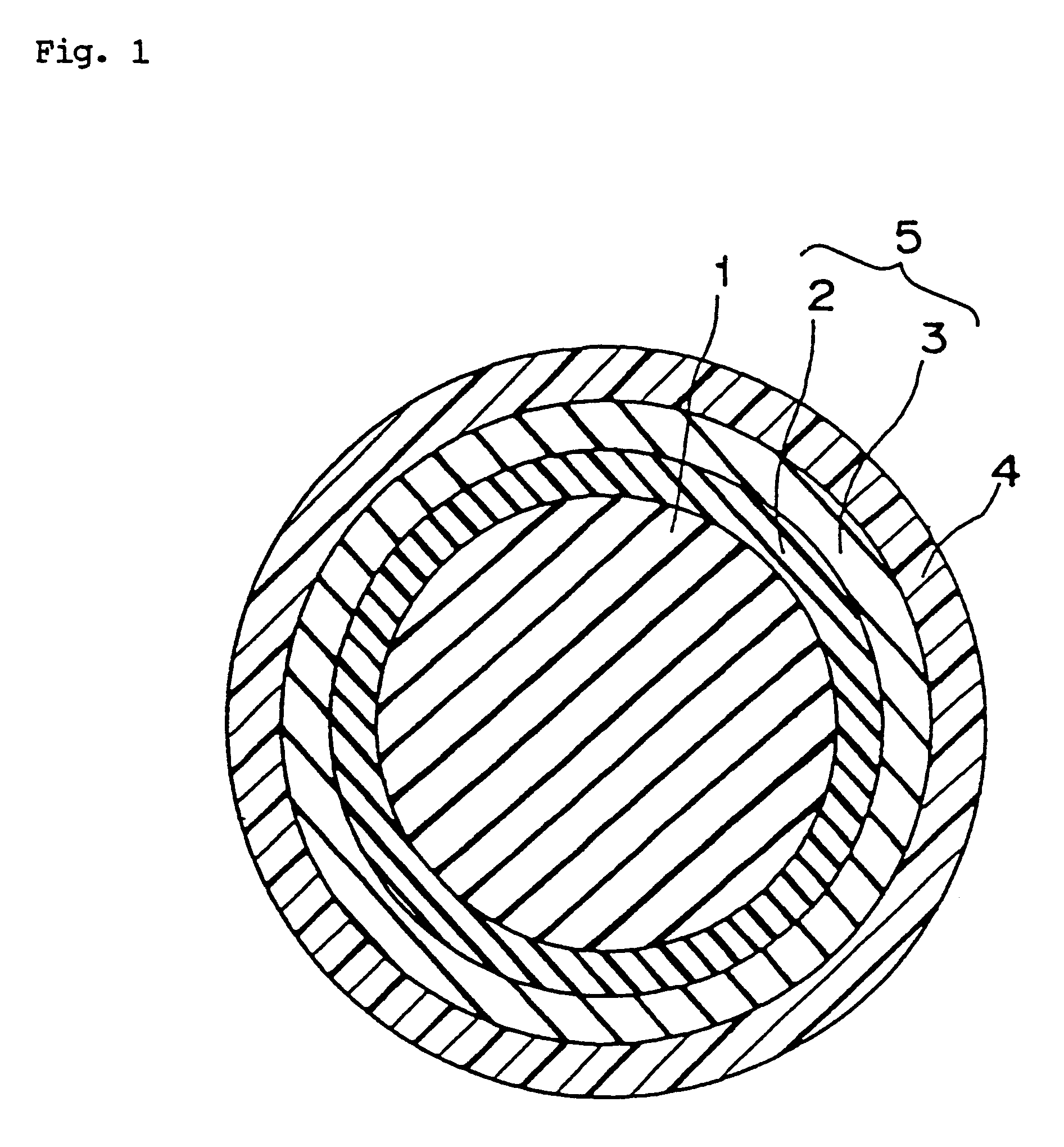 Four piece solid golf ball