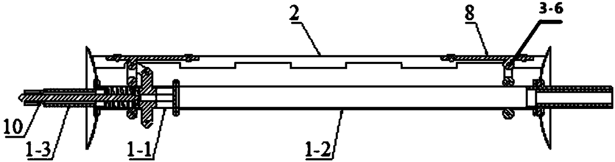 Film winding roller of mulching film picking-up device