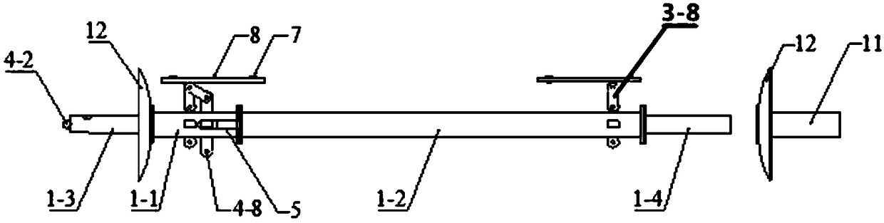 Film winding roller of mulching film picking-up device