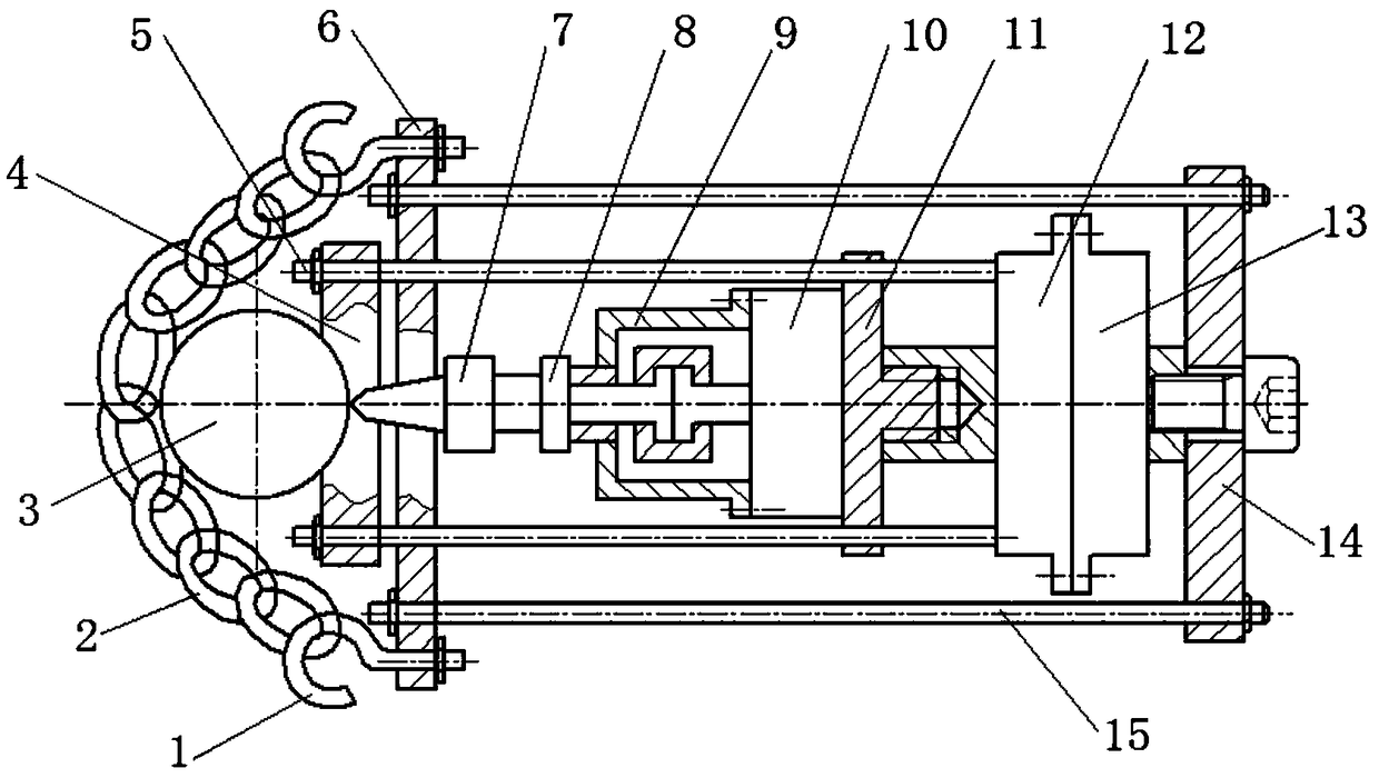 Injection machine for trees