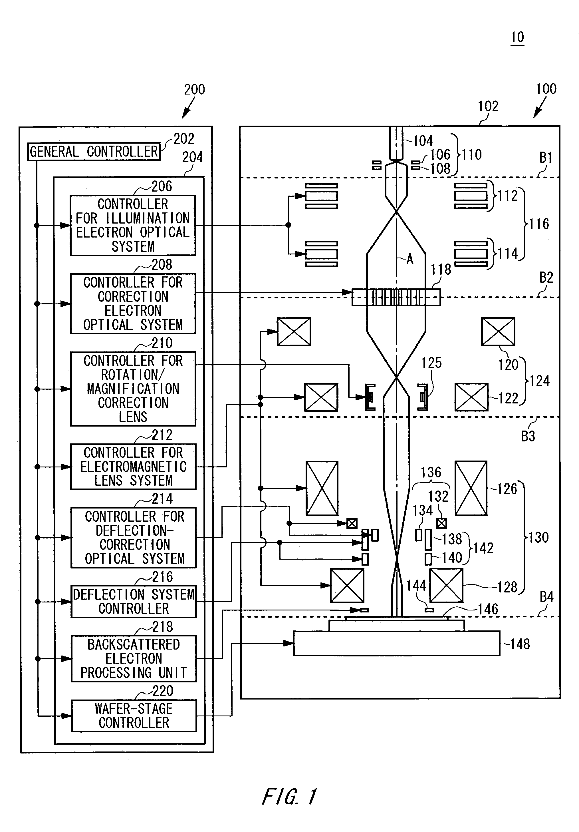 Electron beam exposure apparatus and electron beam processing apparatus