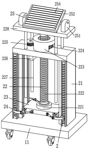 A jacking device for steel structure beams used for installation in small workshops