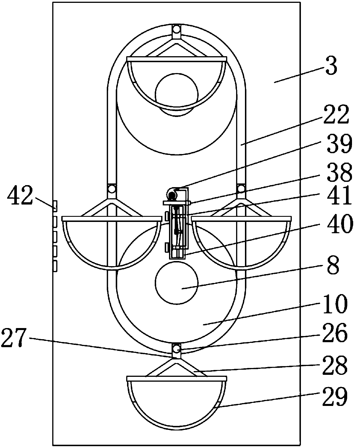 Surgical knife cleaning and disinfecting device