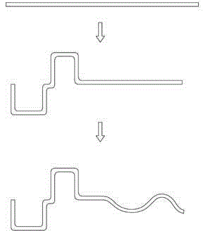 Refrigerator handle bending device