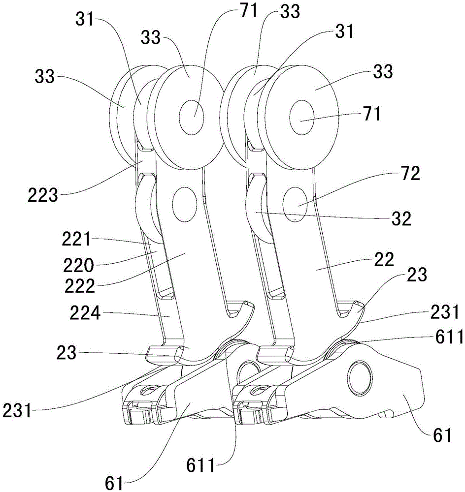 Valve train for engine and vehicle having same