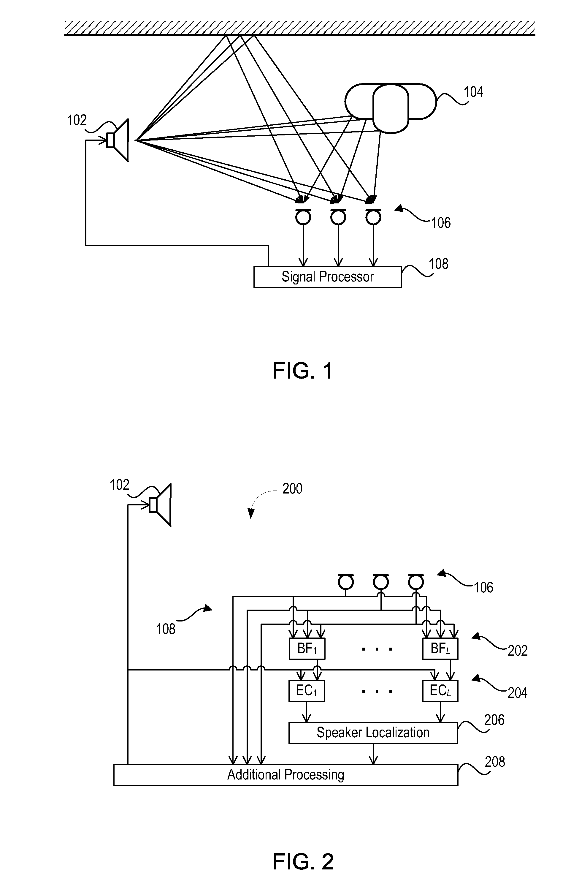 Acoustic localization of a speaker