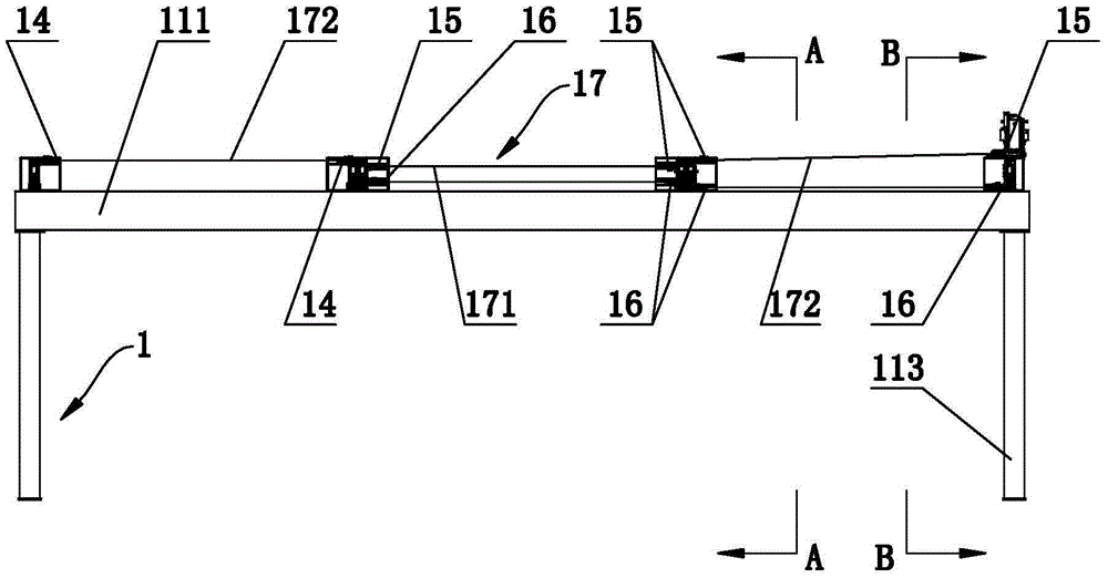 One-cylinder multi-plate lift and traverse parking equipment