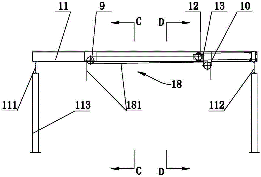 One-cylinder multi-plate lift and traverse parking equipment