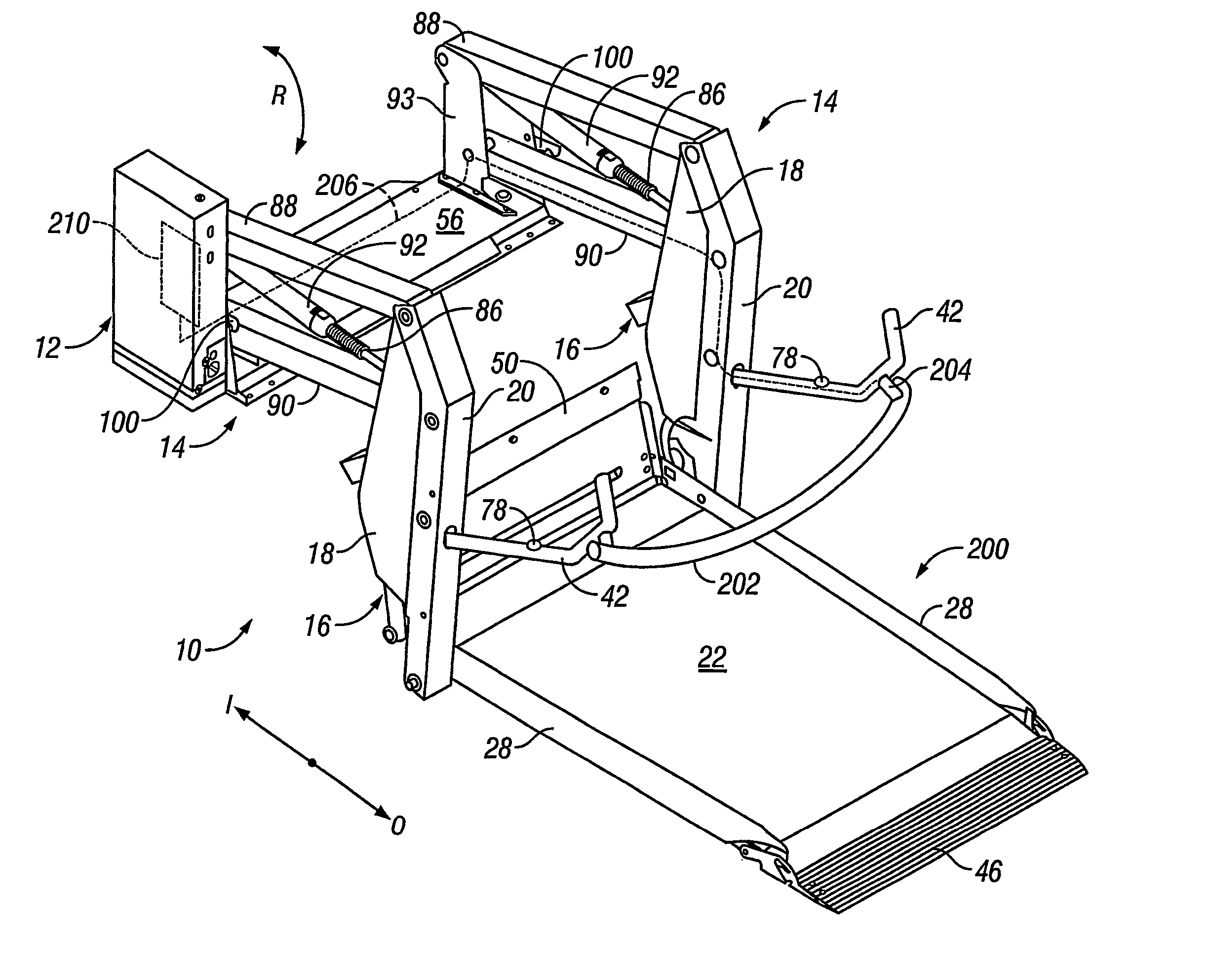 Safety belt system for wheelchair lifts