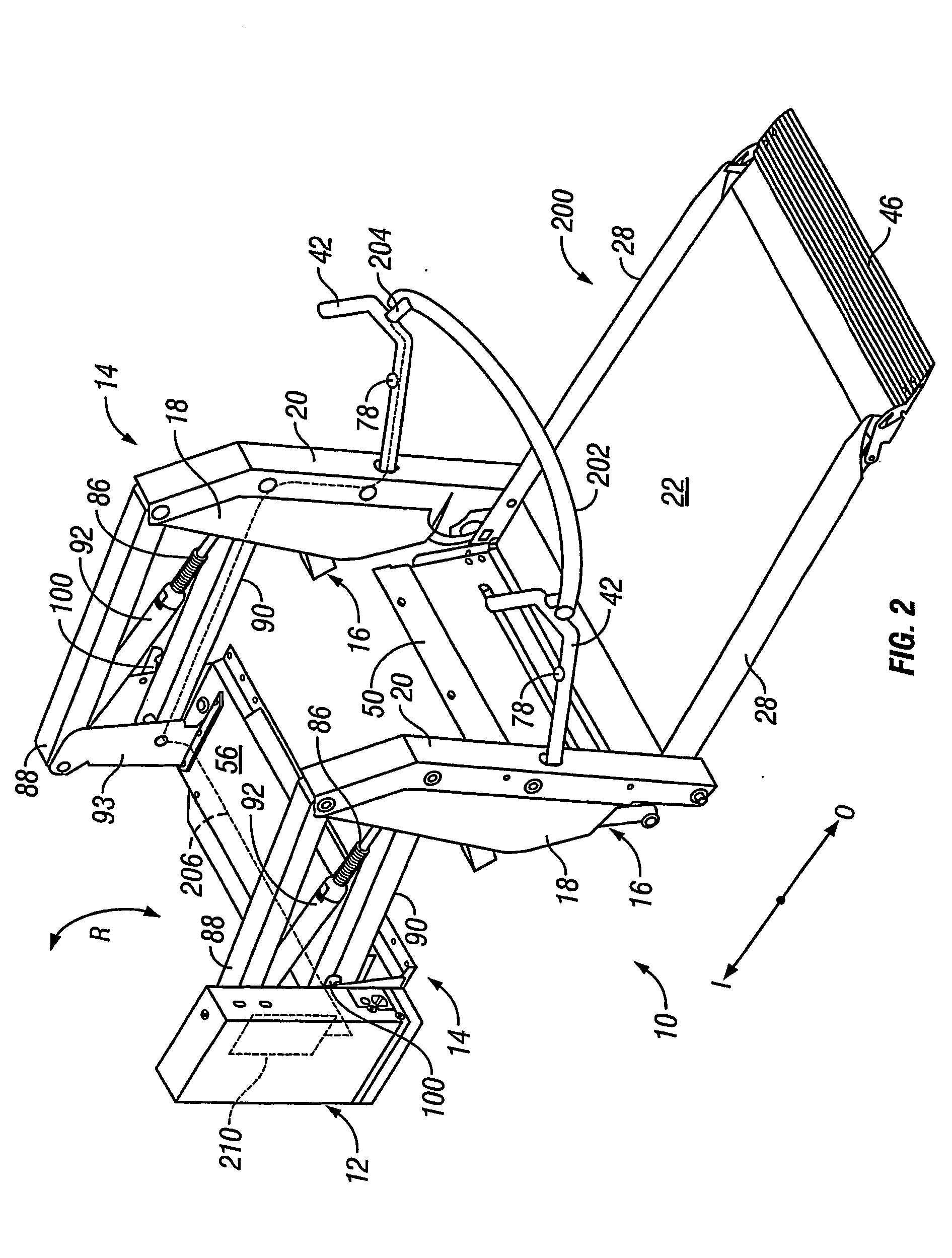 Safety belt system for wheelchair lifts