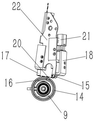 A kind of automatic threading method and threading device for traveler of ring spinning frame