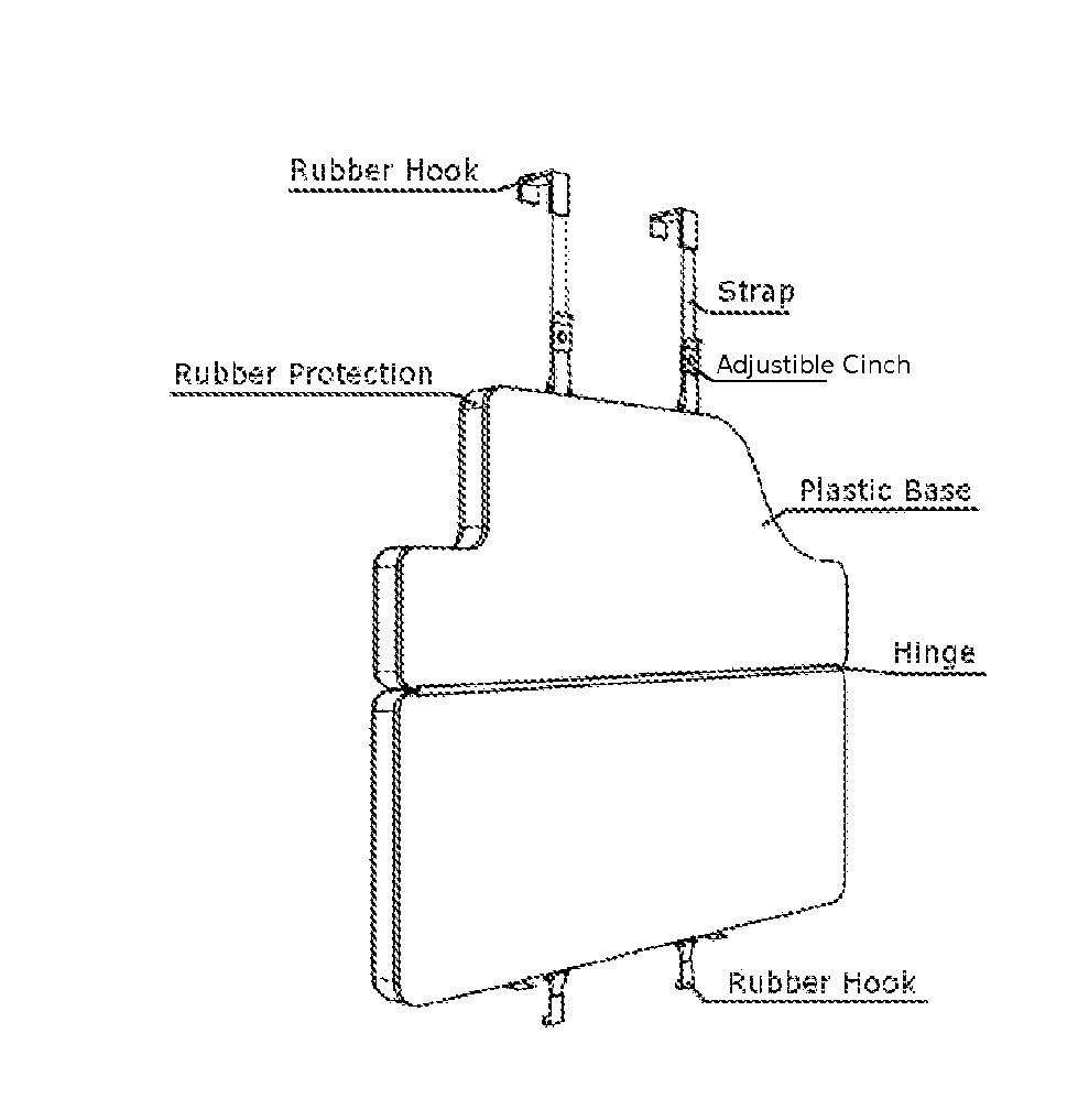 Car door shock absorber