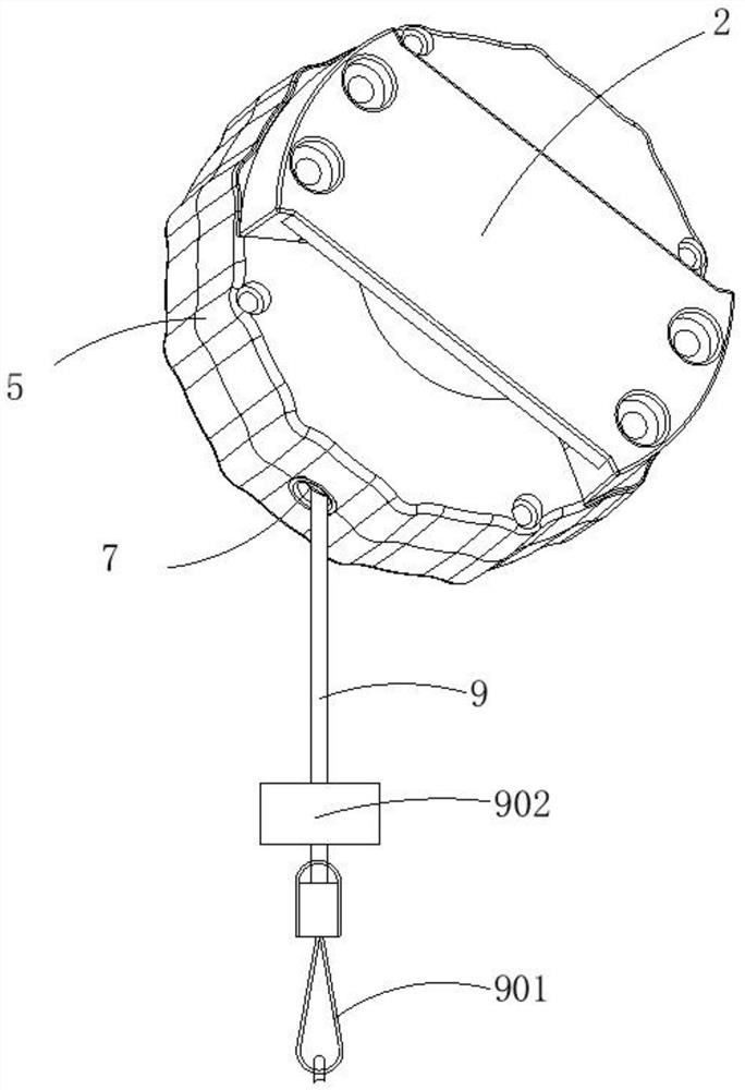 A tool for anti-falling device for high-altitude work