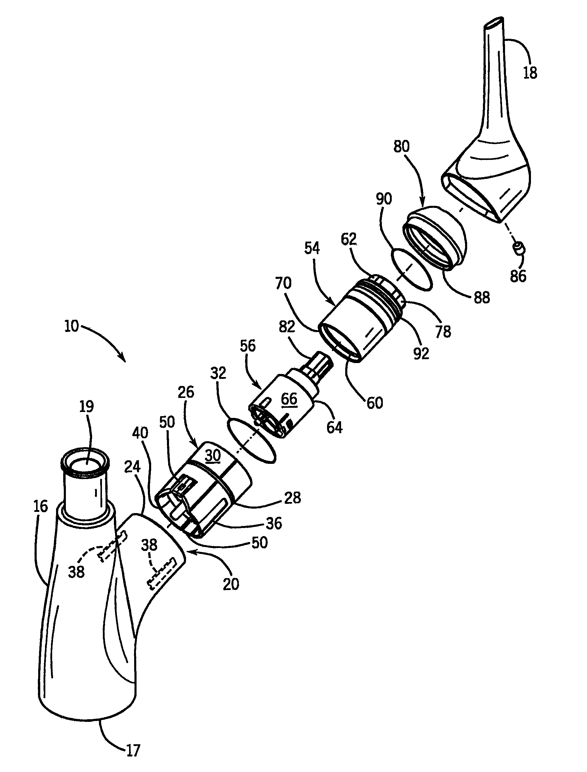 Corrosion resistant faucets with components made of different metallic materials