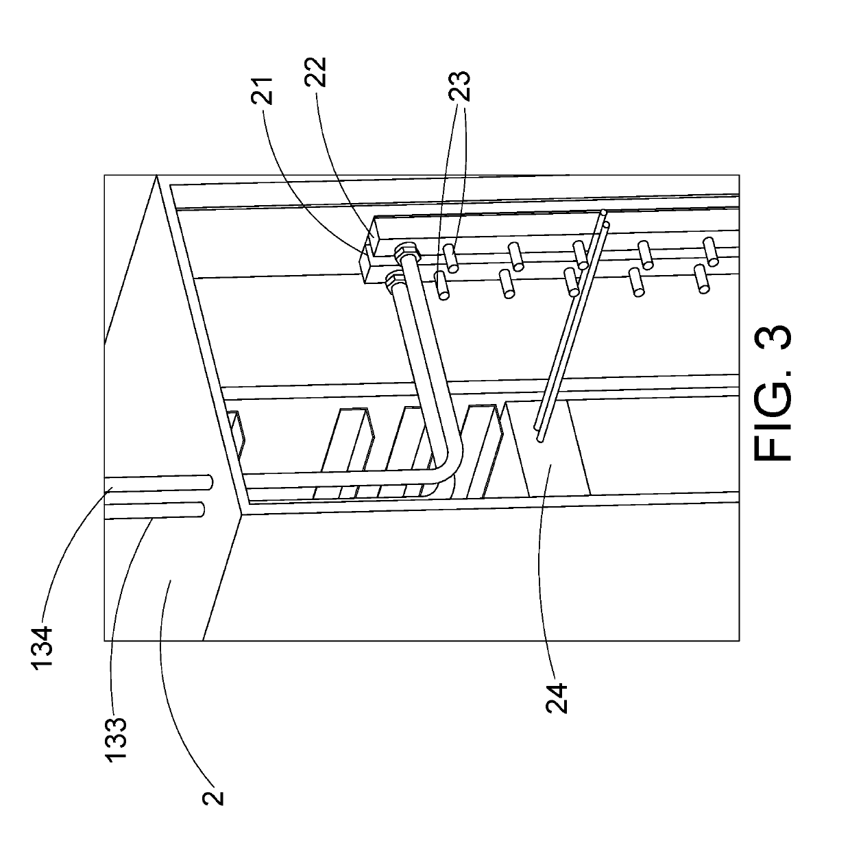 Liquid cooling system for cabinet server