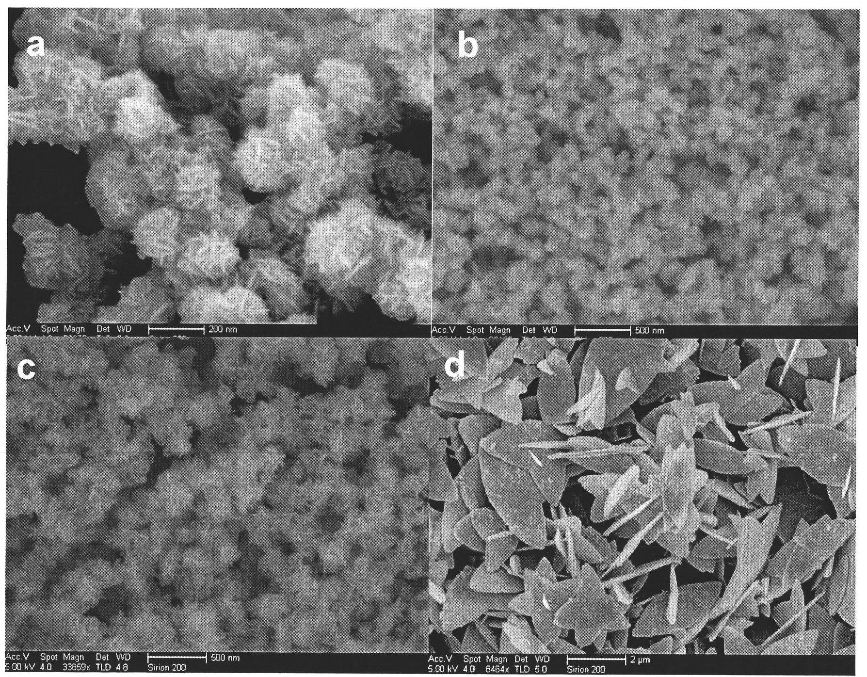 Method for preparing tungsten trioxide nano material