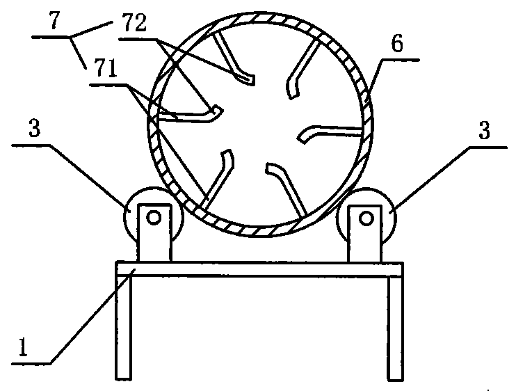 Fermented grain quick cooling machine