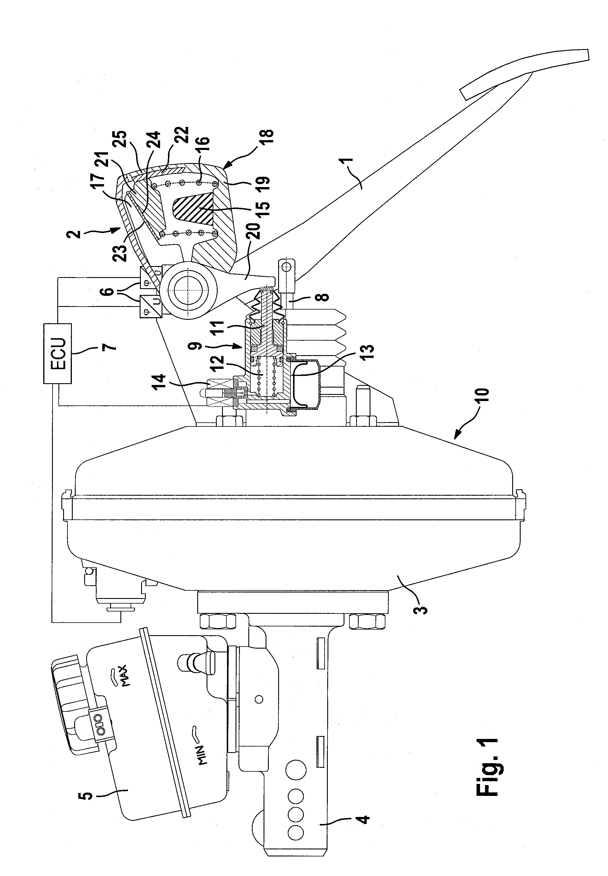 "brake-by-wire" type brake system